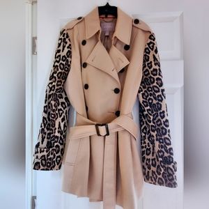 Banana Republic Cheetah Print Raincoat